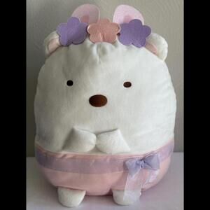 San-X Sumikko Gurashi Mysterious Rabbit Garden Shirokuma 40cm BIG Plush Doll Toy